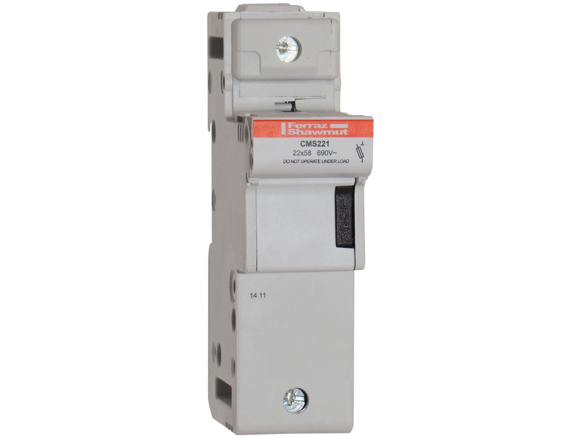 T331079 - modular fuse holder, IEC, 1P, 22x58, DIN rail mounting, IP20